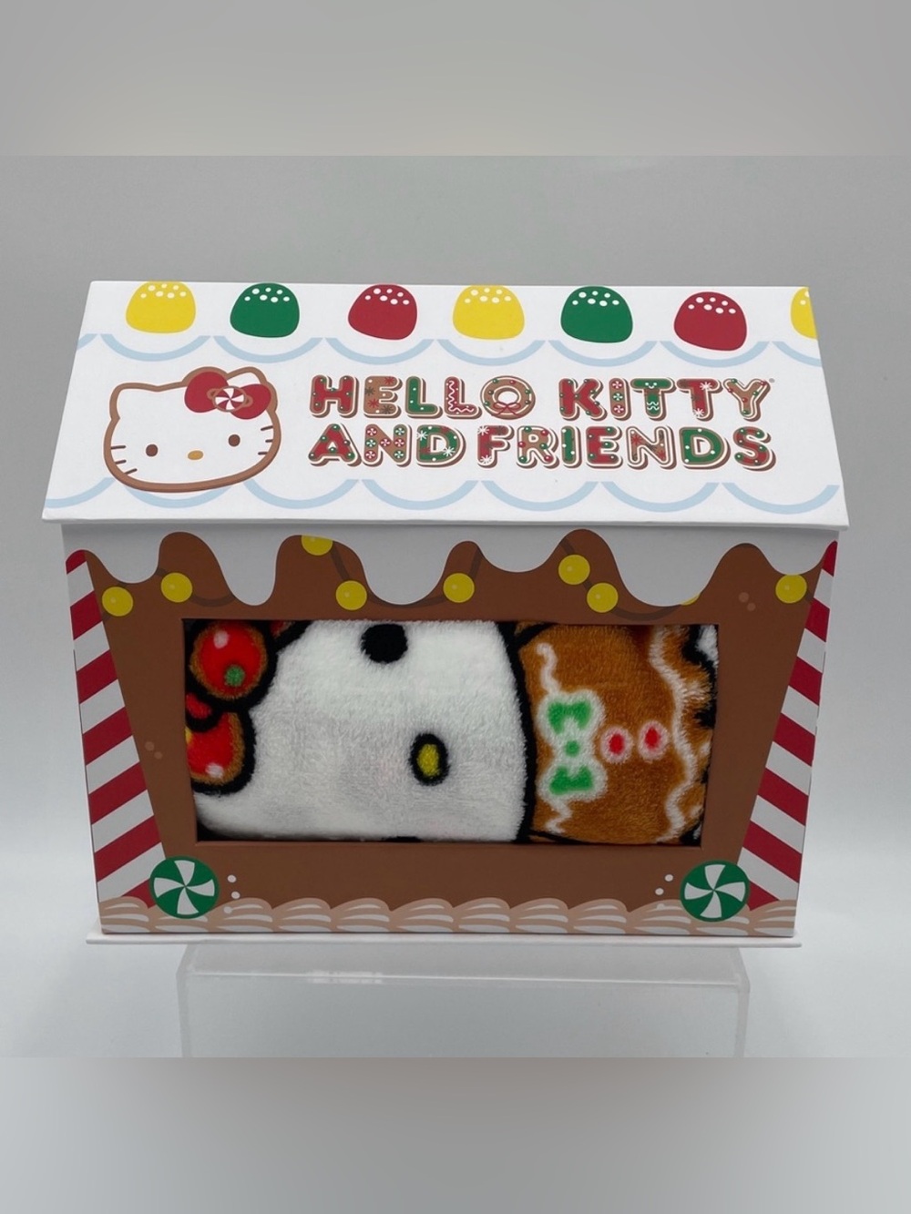 HELLO KITTY Christmas Plush Throw - Picture 2 of 11